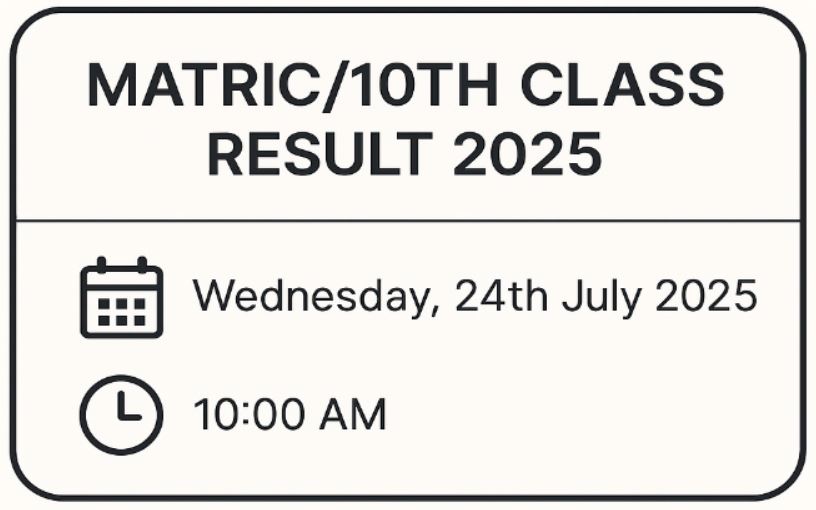 When Will the BISE Lahore Announce the 10th Class Result 2025